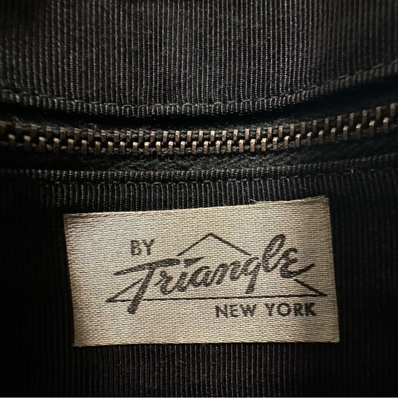 VINTAGE black purse Triangle New York - Picture 3 of 12
